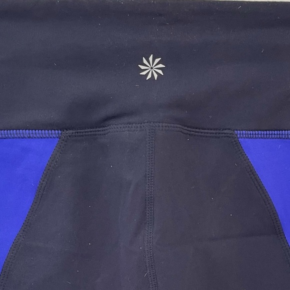 Athleta Color Block Striped Capri Tights - Picture 8 of 11